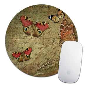 Butterfly Gaming Mouse Pad Leather Waterproof Computer MousePad Mice Mat for Laptop OFFICE Computer Tablet PC Mause Carpet Mat