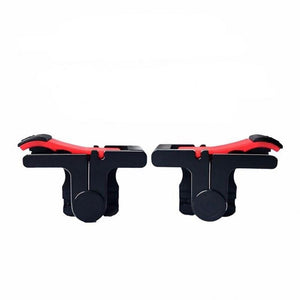 1 Pair D9 Plastic Non-Slip Mini Mobile Phone Holder Gaming Triggers Game Controllers High Sensitivity Gamepad for Home