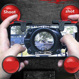 1 Pair D9 Plastic Non-Slip Mini Mobile Phone Holder Gaming Triggers Game Controllers High Sensitivity Gamepad for Home