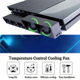 Ps4 Turbo Cooling Fan External Usb Cooler with Auto Temperature Controlled Radiator for Playstation 4 Game Console Accessories