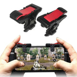 1 Pair D9 Plastic Non-Slip Mini Mobile Phone Holder Gaming Triggers Game Controllers High Sensitivity Gamepad for Home