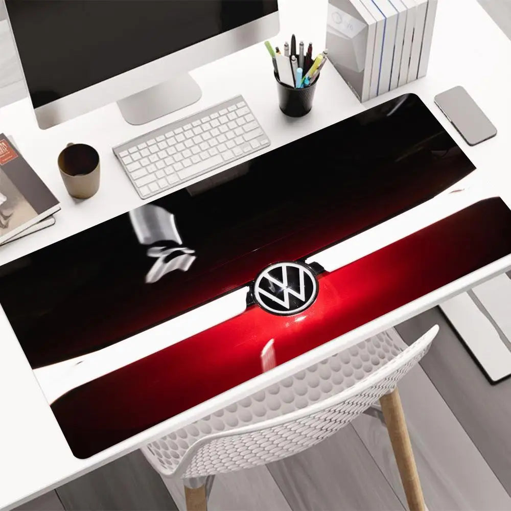 V-Volkswagen Mouse Pad Mouse Pad Gaming Mousepad Speed Desk Mat Laptop Gaming Mats For Office Carpet Desk Accessories