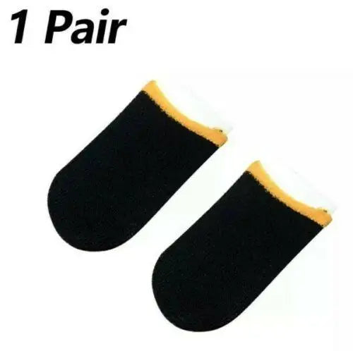 1 Pair Super Thin Gaming Finger Sleeve Breathable Fingertips For Pubg Mobile Games Touch Screen