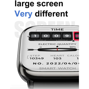 HD12 Smart Watches 1.75” AMOLED Screen Heart Rate Blood Oxygen Blood Pressure Sleeping Monitoring Payment Function