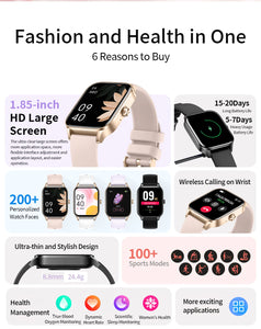 LIGE Fashion Smartwatch BT Call Woman‘s Health Monitoring Bracelet Custom Dials Lady Gift Clock AI Voice Sport Smart Watches Men