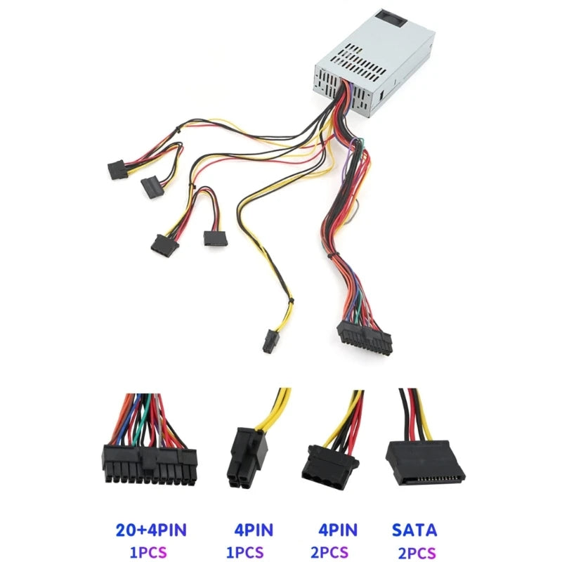 220V Computer for Case Mini ATX Motherboard Small 1U Power Supply Gaming PC