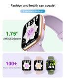 2024 NEW AMOLED Screen Smart Watch Men Women Bluetooth Call NFC Calendar Smartwatch Heart Rate Blood Pressure Sport Smartwatch