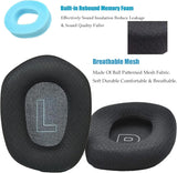 G733 Mod Kit Replacement Earpads and Headband Compatible with Logitech G733 Lightspeed Wireless Gaming Headset