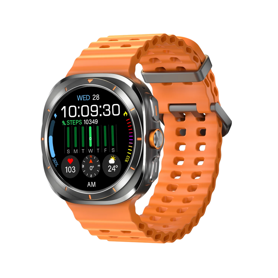 IP68 waterproof smartwatches compass 300mah battery RDFIT app dual watch bands alloy smart watch Z7 ultra kids