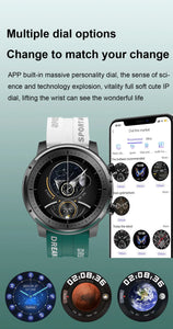 for DOOGEE S88 Pro LG Wing VOVO Smart Watch Bluetooth Call Dial Heart Rate Monitor Fitness Tracker Sport Waterproof Smartwatch