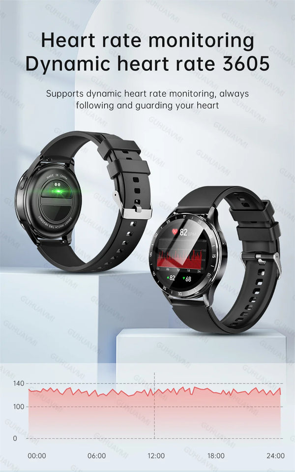 New 1.39" Watch Men 2 In 1 TWS Earphone Smartwatch Sport Music HIFI Stereo Wireless Headset Heartrate Waterproof Smartwatch NFC