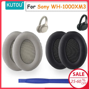 KUTOU Replacement Earpads for Sony WH-1000XM3 1000XM3 WH1000XM3 Headphones Earmuff Ear Pads Cushions Accessories Repair Parts