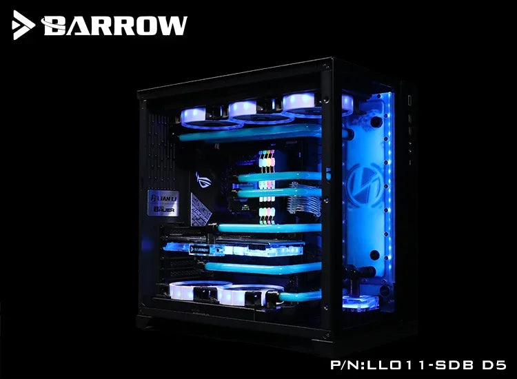 Barrow Distroplate for Lian Li PC-O11 Dynamic Case LLO11-SDB D5 Water Cooling System for PC Gaming 5V 3PIN ARGB Waterway Board