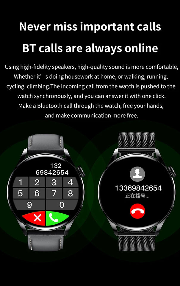 Gt5 Smart Watch Bluetooth Call Heart Rate Motion Information Reminding Custom Dial Bluetooth Call Nfc Smartwatch Apple Watch