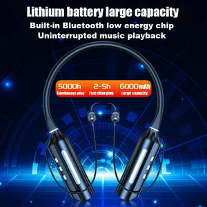 500Hours Playback Wireless Headphones Bluetooth Earphones Sports Waterproof Headset Noise Reduction Earbuds Can Be As Power Bank