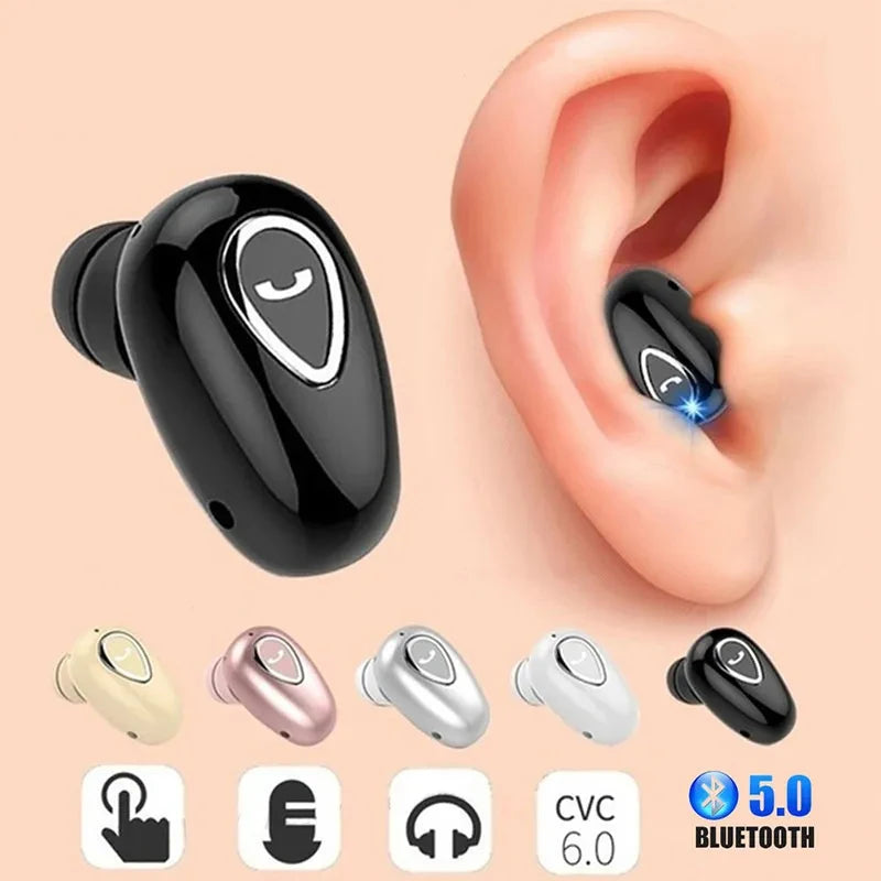 YX01 Wireless Bluetooth 5.0 Earphone Headphones With Mic in-Ear Sports Waterproof TWS Earbuds Bluetooth Handsfree Single Headset