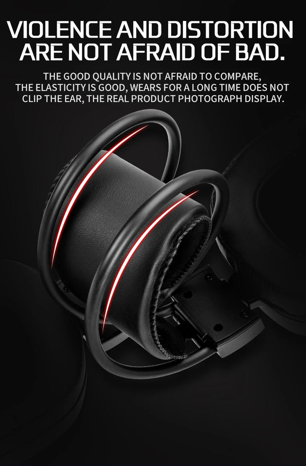 Gaming Headset 7.1 Virtual Surround Sound Gamer Earphones Voice Control with USB Wired Microphone Headphone for PS4 PC Computer