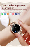 Bluetooth Call Smart Watch Women 1.27 inch 360*360 HD Display Sports Watches For Diamond Strap 2024 New Smart Watch For Xiaomi