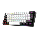 Rgb Keyboard Compact 61-key Wired Mechanical Gaming Keyboard with Rgb Light Design Lightweight Computer for Gamers for Enhanced