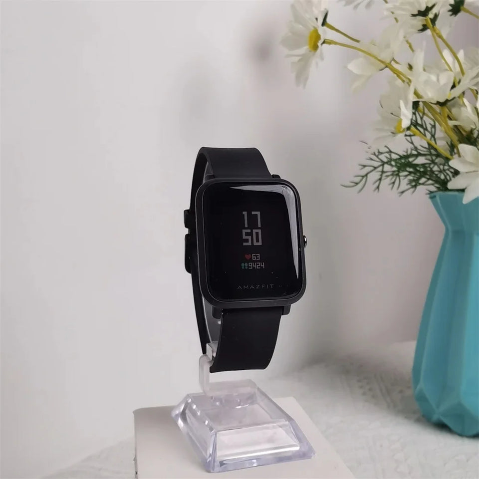 Exhibit Amazfit Bip Lite SmartWatch Bluetooth Sports Watch Heart Rate IP68 Waterproof No Box 95 New SmartWatches