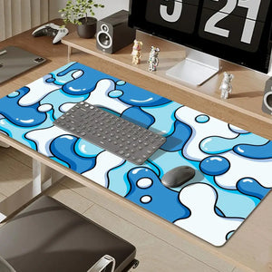 Computer Mouse Pad Strata Liquid Gaming PC Desk Mat Fast Delivery accessory Non-slip soft XXL size Mousepad Large 900x400 Mats