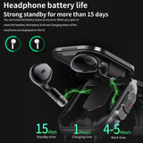 2" Headset 2 in 1 Smart Watch BT Call Bluetooth Headphones Watches Heart Rate Sport Fitness Bracelet TWS Earphone Smartwatch Men