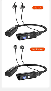 1000 Hours Playback Wireless Headphones Neckband Earphone Bluetooth Bass Headset Sports Waterproof Earplugs Can Be As Power Bank