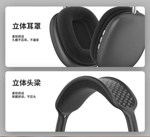 Headphone Bluetooth Headset Gaming Headsets Over-ear Earphone Subwoofer Wireless Earpiece Sports with Microphone Battery Durable