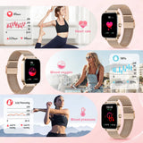 LIGE Fashion Smartwatch BT Call Woman‘s Health Monitoring Bracelet Custom Dials Lady Gift Clock AI Voice Sport Smart Watches Men