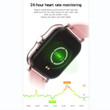 GT20 Smart Watch Heart Rate Sleep Blood Pressure Monitor Watch 1.69 Color Screen IP67 Waterproof Fitness Tracker for Android Ios