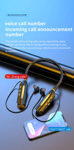 1000 Hours Playback Wireless Headphones Neckband Earphone Bluetooth Bass Headset Sports Waterproof Earplugs Can Be As Power Bank