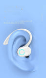 Bluetooth 5.2 Headset Business Wireless Earbuds Earphones Stereo Sports Game Headphone Ear Hook Mini HIFI Bass Noise Cancelling