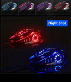 AULA S20 Professional Gaming Mouse 2400 DPI Adjustable USB Wired Backlit Ergonomic Optical LED Mouse for Computer Laptop PC