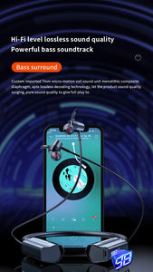 500Hours Playback Wireless Headphones Bluetooth Earphones Sports Waterproof Headset Noise Reduction Earbuds Can Be As Power Bank