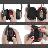 KUTOU Replacement Earpads for Sony WH-1000XM3 1000XM3 WH1000XM3 Headphones Earmuff Ear Pads Cushions Accessories Repair Parts