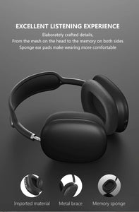 Air Pro Max Wireless Bluetooth Earphones Headphones Headset Sports Gaming TF Card Slot Headset Noise Cancelling Headphone