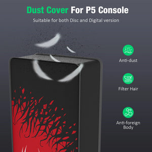 New Arrival Gaming Accessories Anti Dust Cover For PS5 Console Waterproof Cloth Cover For Playstation 5 Disc