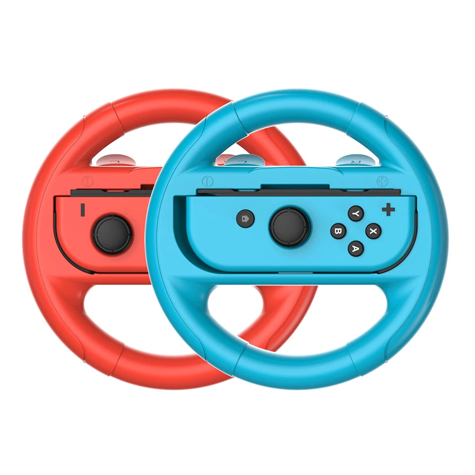 2 PCS Gaming Racing Steering Wheel Grip For Nintendo Switch OLED Joy con Controller Grip Racing Wheels Gamepad Accessories